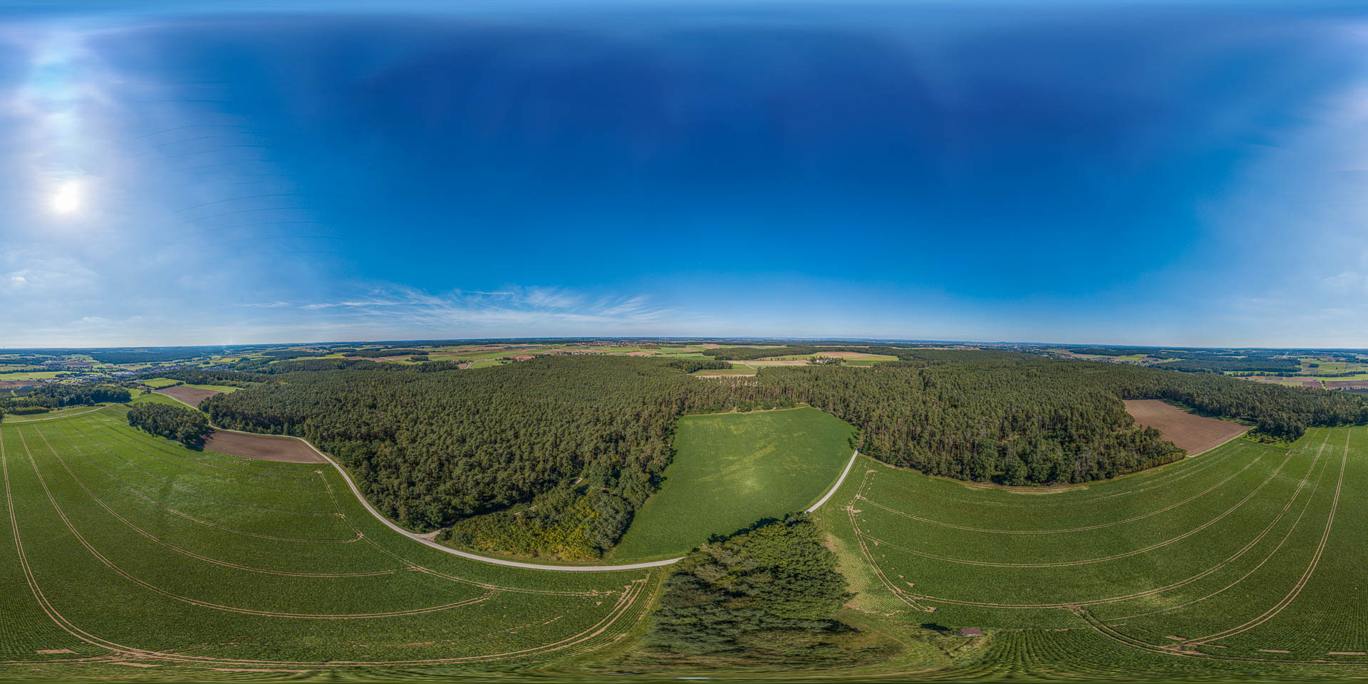 Luftaufnahme Ammerndorf, Steinbach, Cadolzburg, Zautendorf