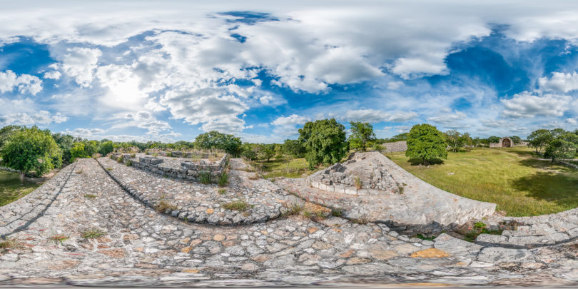 Archäologische Stätte von Dzibilchaltún, Mérida, Yucatán in Mexiko